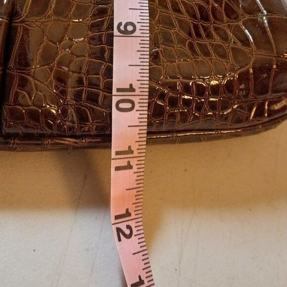 Big Bubbha Satchel Vinyl Silver tone Metal Cottagecore Grandmacore - Picture 6 of 8